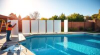 pool setup timeline