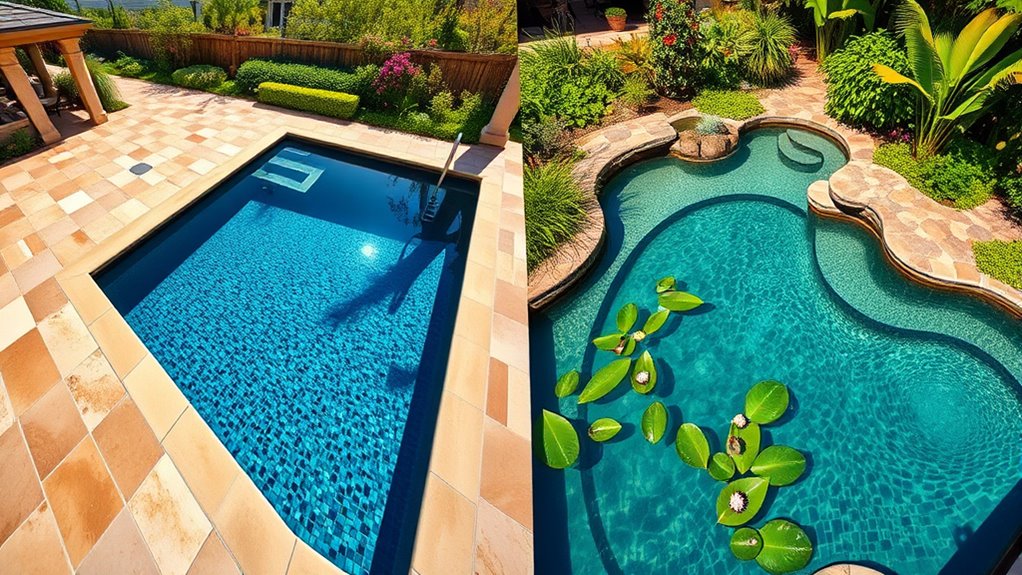 pool shapes comparison