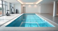 pool size and clearance