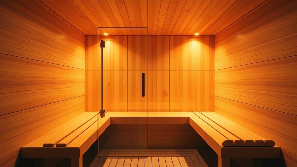 sauna size safety design
