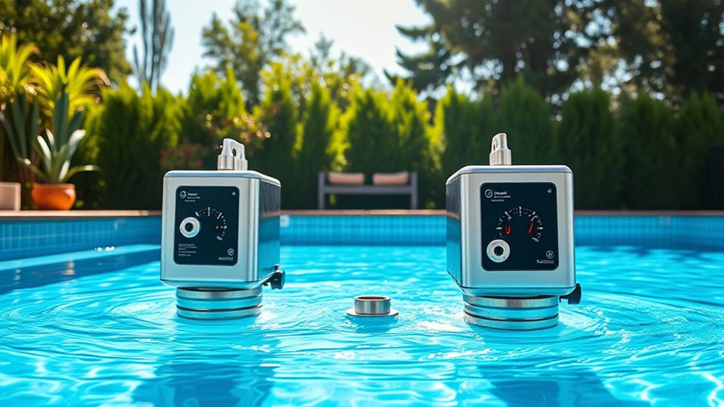 small pool counter flow design