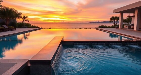 spas with infinity spillways