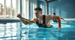 swim spa tether training