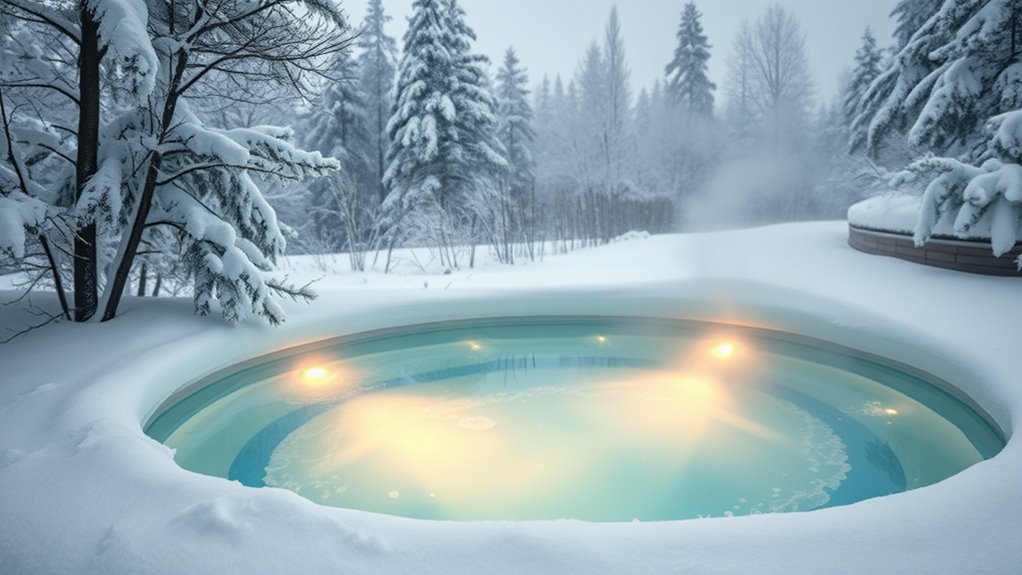 winter pool usage