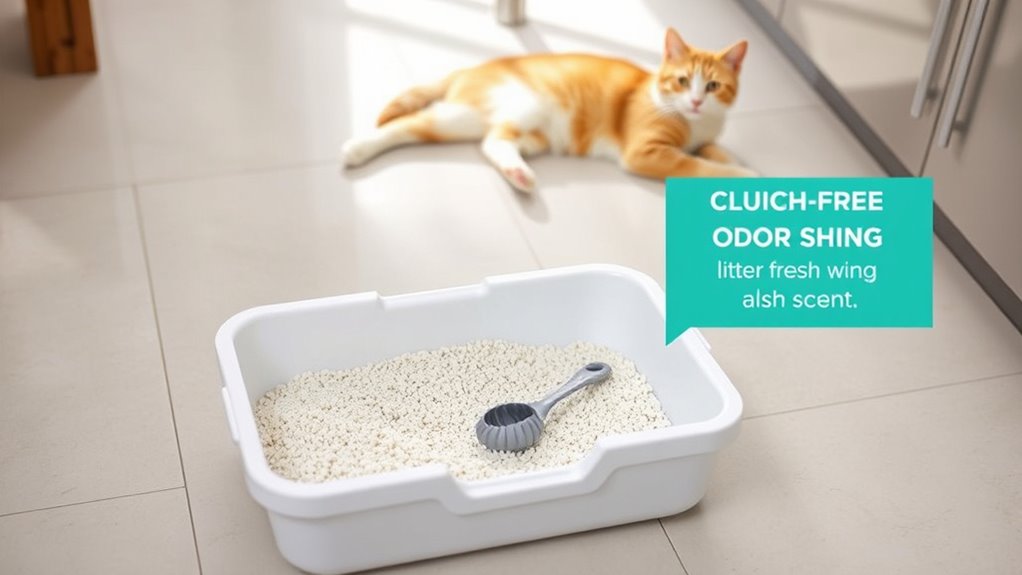 odor control clumping dust