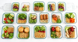 top glass meal storage