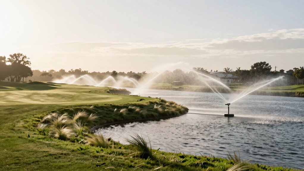 adjust irrigation for wind