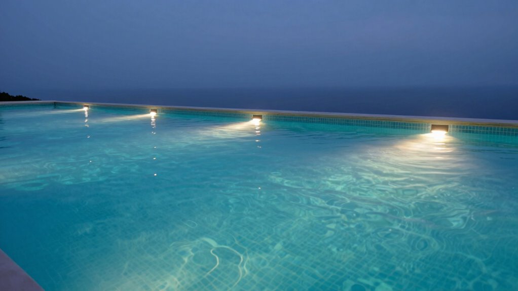 adjusting pool light angles