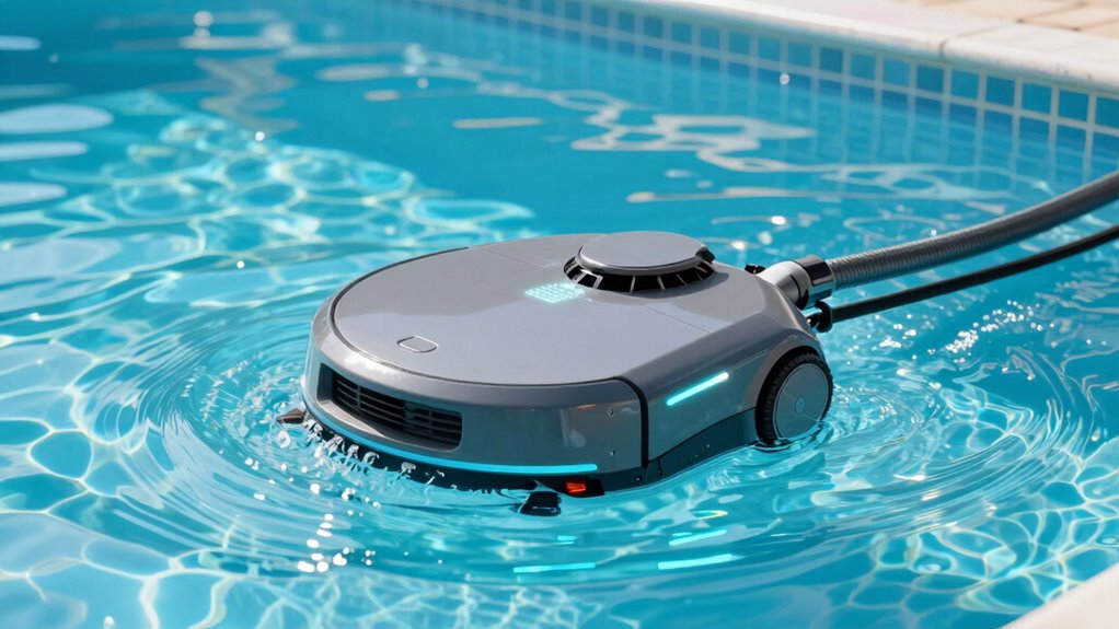 assessing robotic cleaner suction