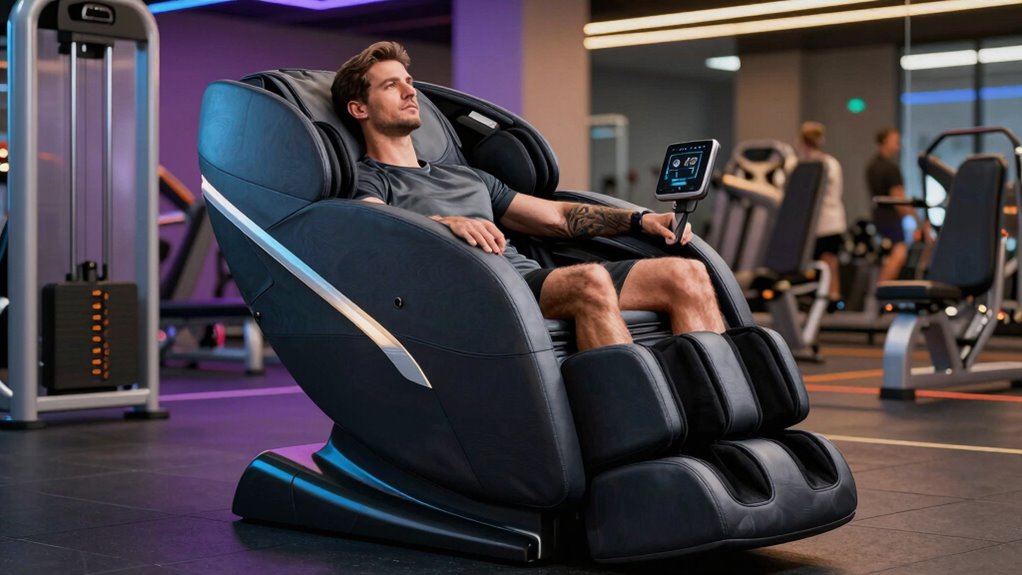 athlete focused massage chair features