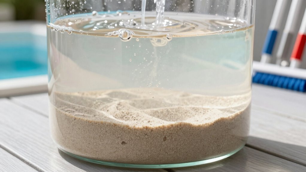 backwash rinse restart properly