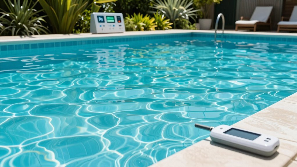 balanced saltwater pool chemistry