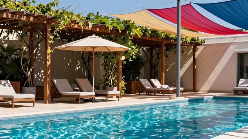 choosing pool shade options