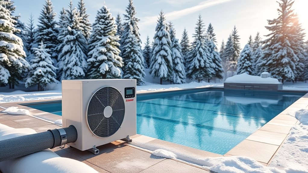 cold climate pool heating