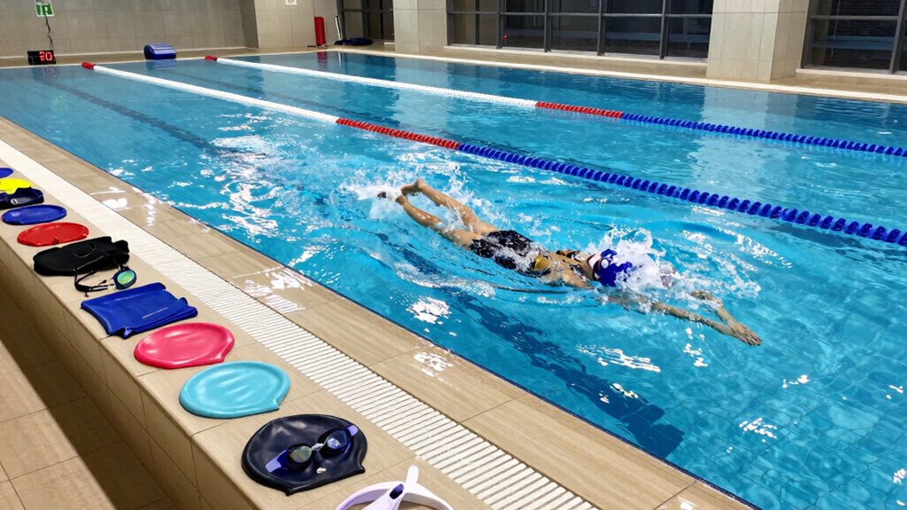 efficient short duration swim sets