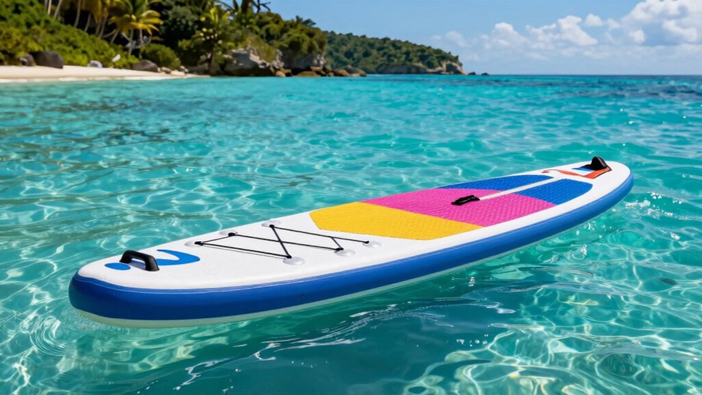 fitness focused paddle board features