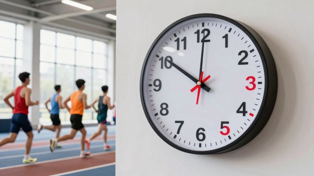 focused interval pace monitoring