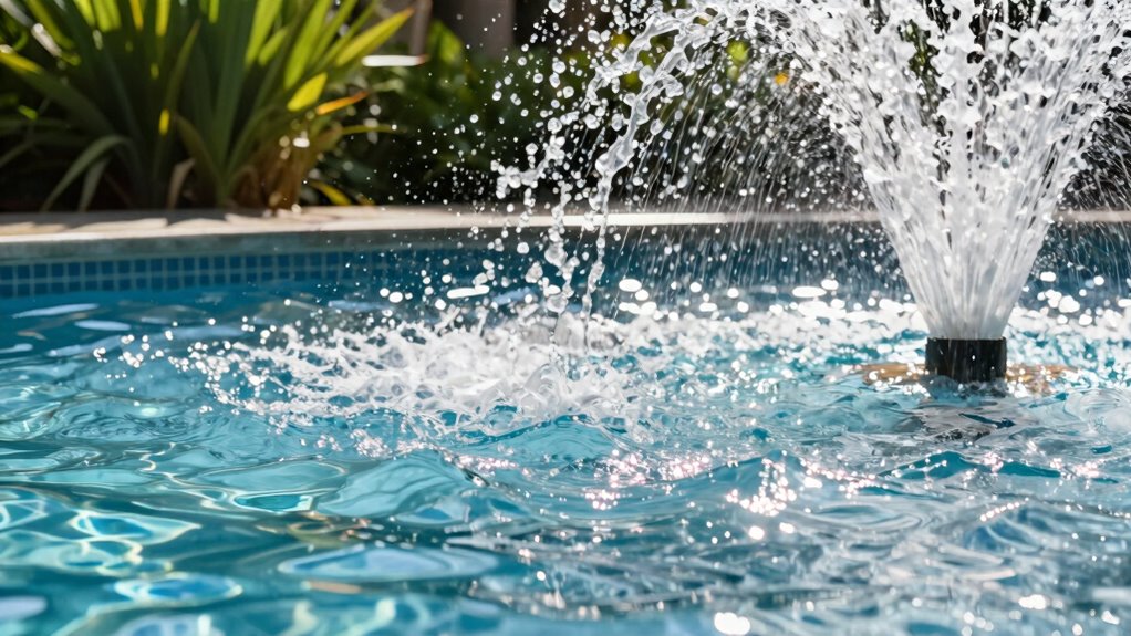 fountains enhance water evaporation