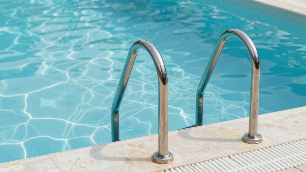 harmonize pool handrail placement