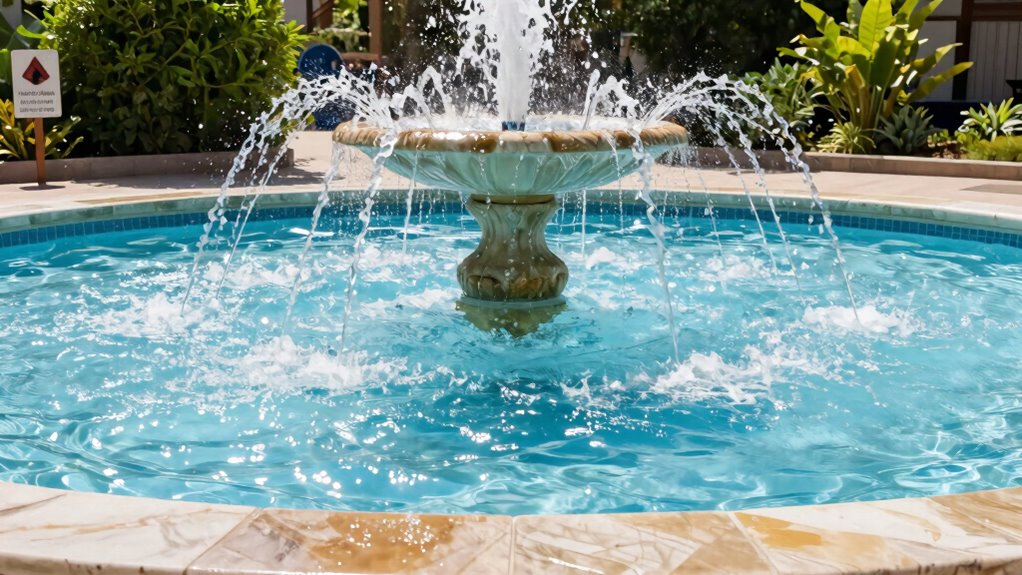 maintain safe fountain use