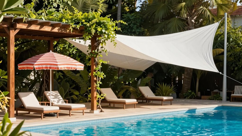 matching pool shade style