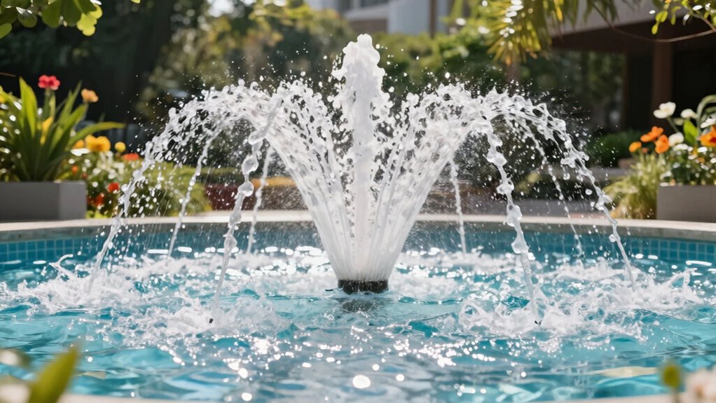measure fountain cooling effectiveness