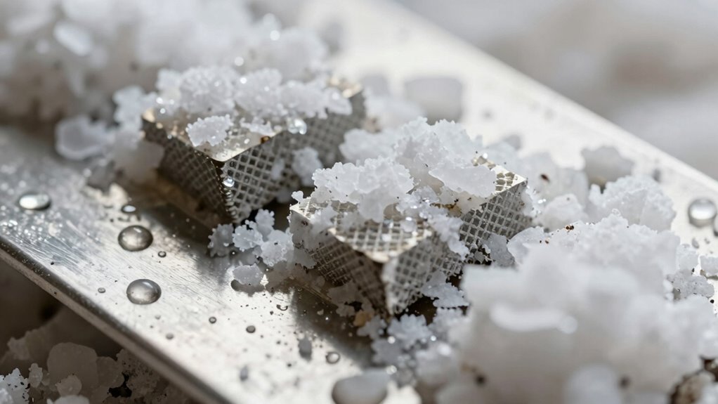 mineral buildup impairs chlorine production