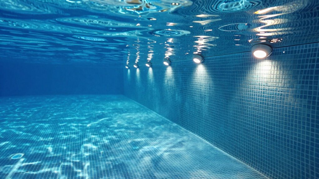 optimize pool lighting angles