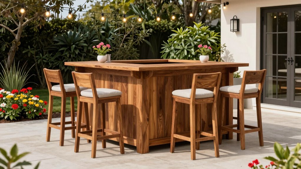 outdoor bar set considerations