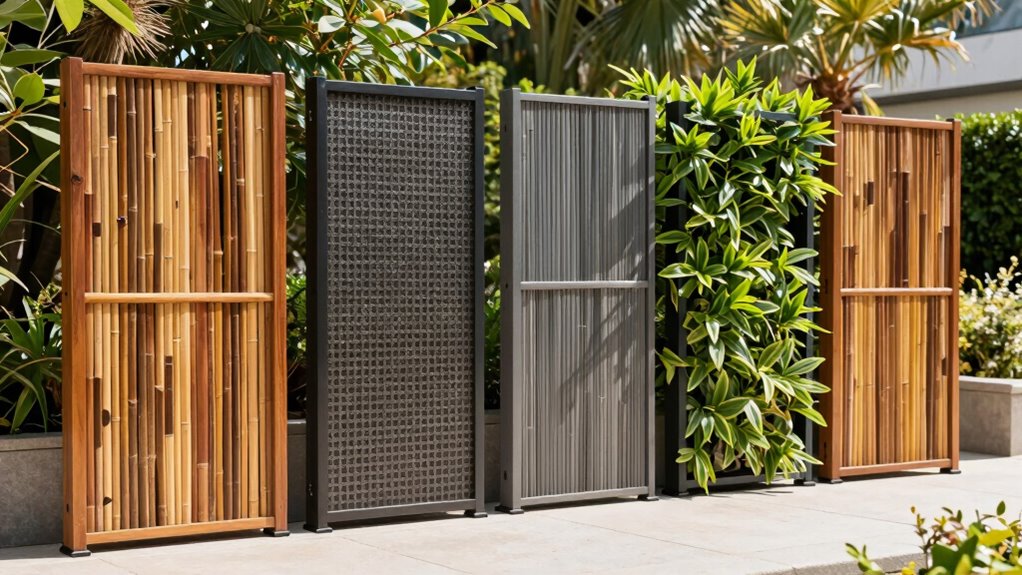 outdoor privacy panel considerations