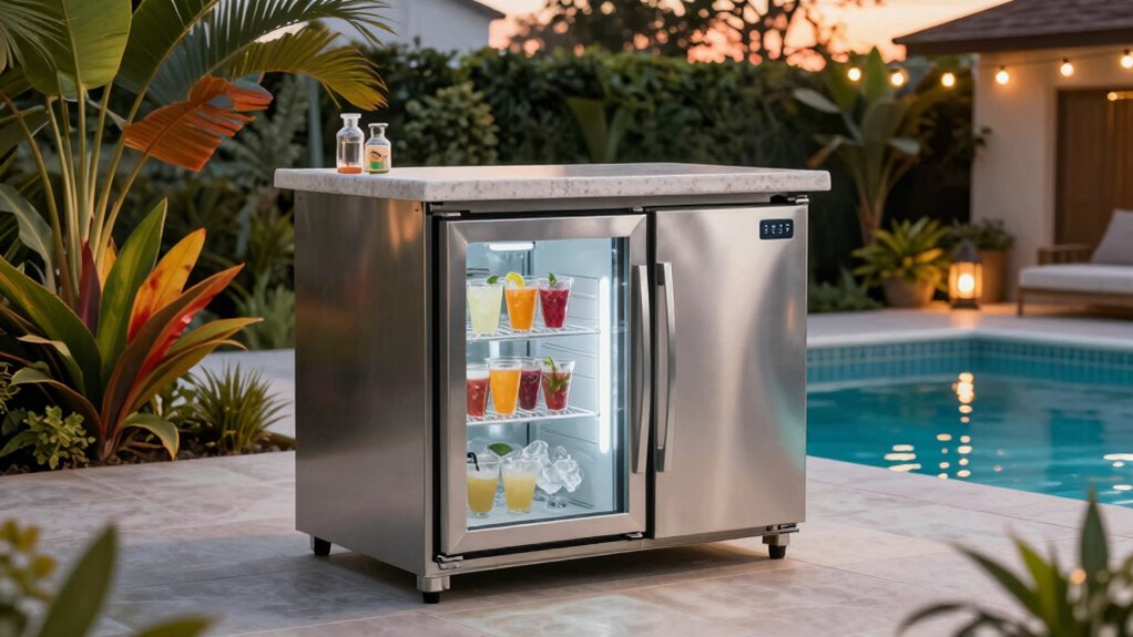 outdoor refrigerator selection criteria