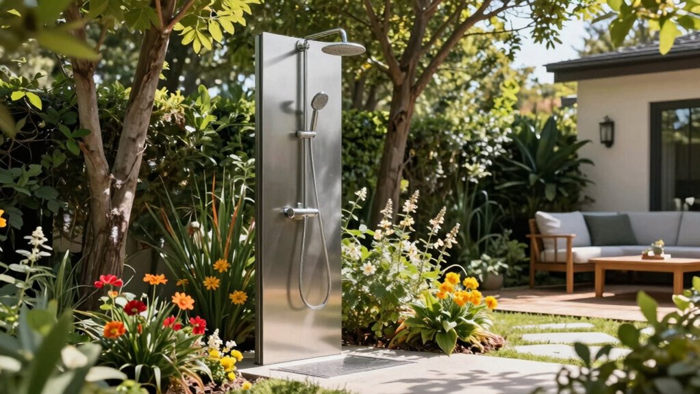 outdoor shower selection factors