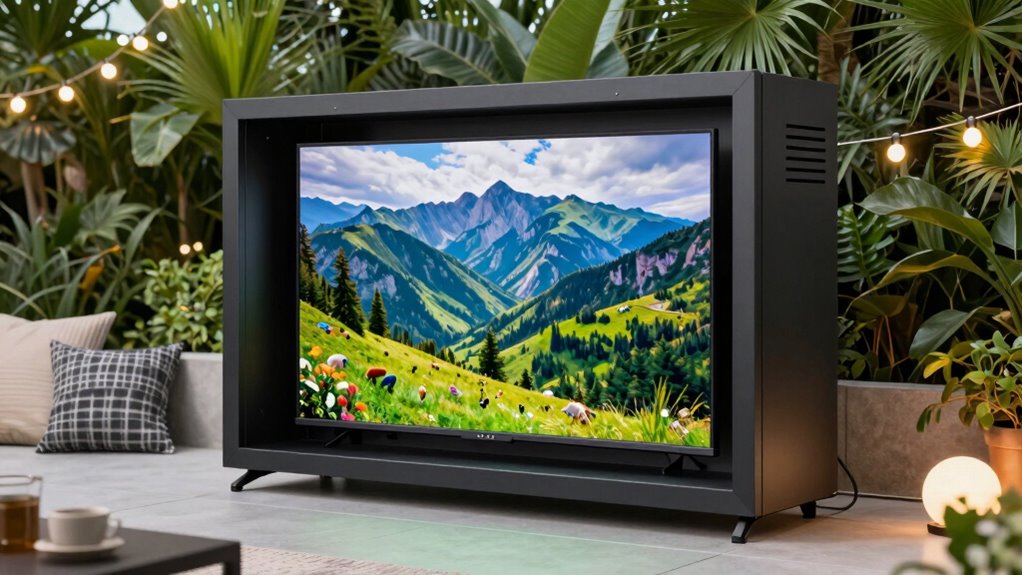 outdoor tv enclosure considerations