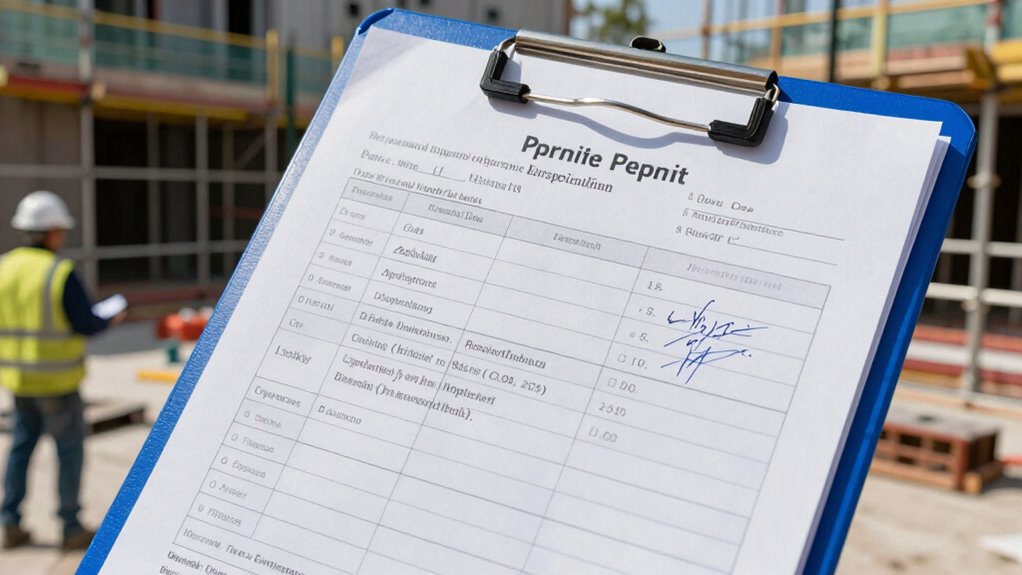 permit and inspection checklist