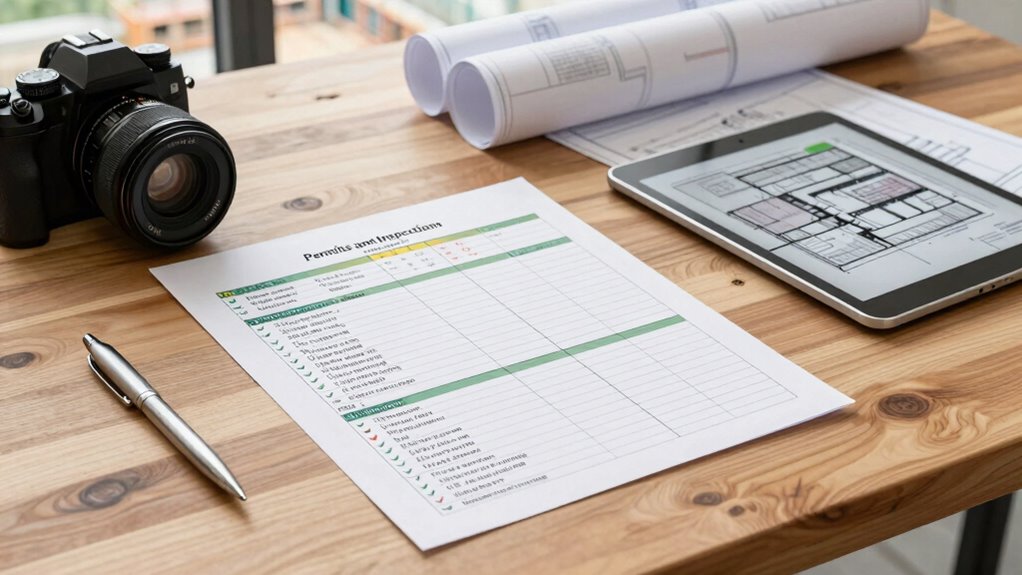 permits inspections and budgeting