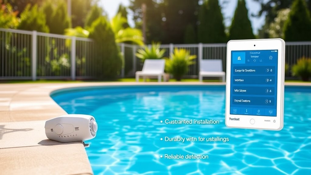 pool alarm selection criteria