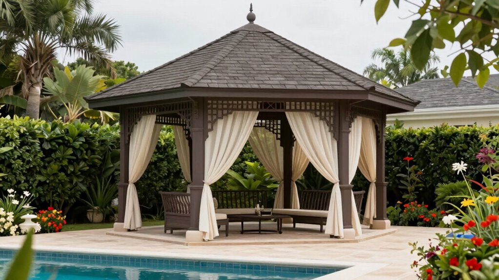 pool deck gazebo considerations
