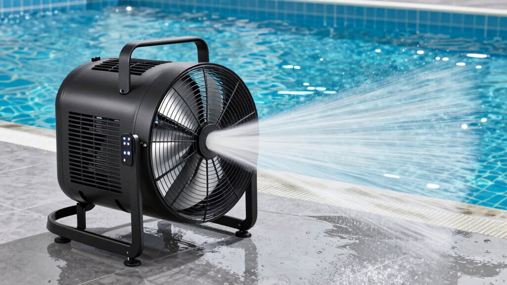 pool drying fan considerations
