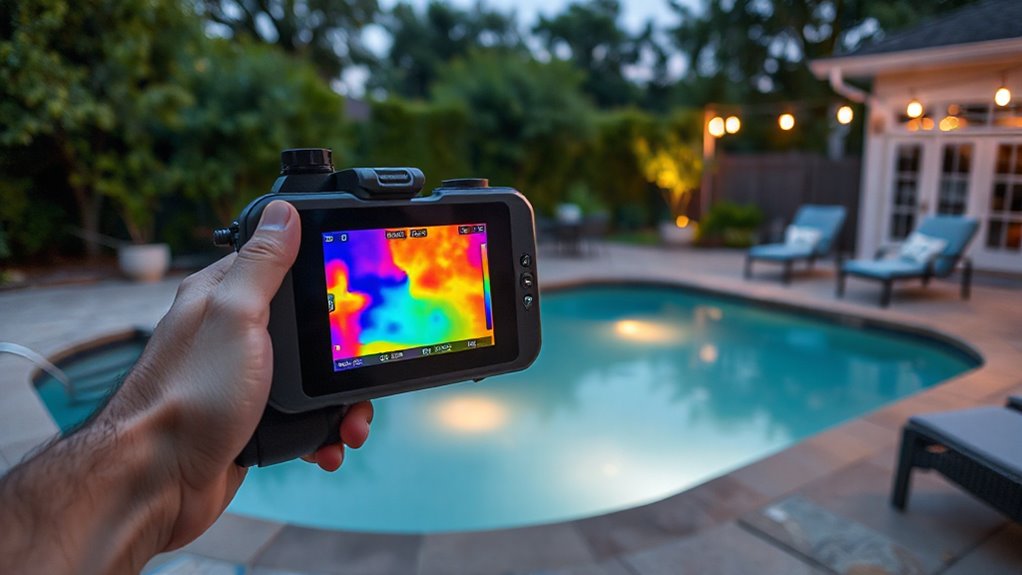 pool leak detection cameras