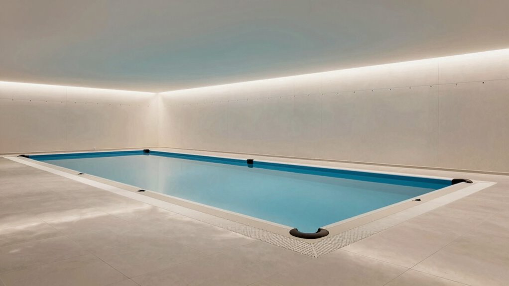 pool room clearance requirements