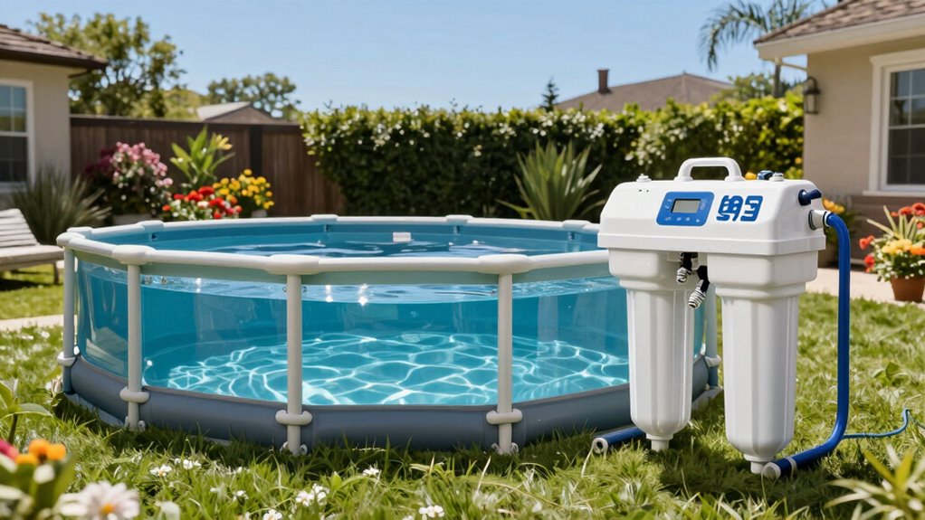 pool size and filtration