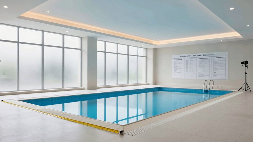 pool size space planning