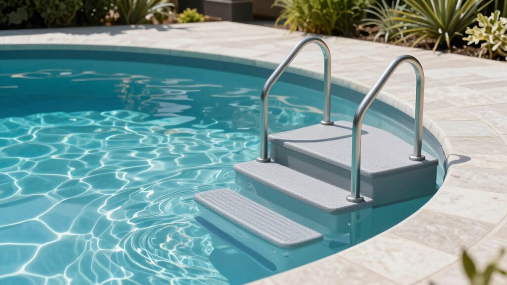 pool steps selection considerations