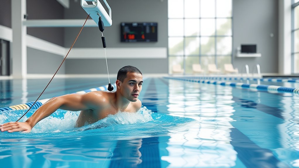 pool training tether considerations