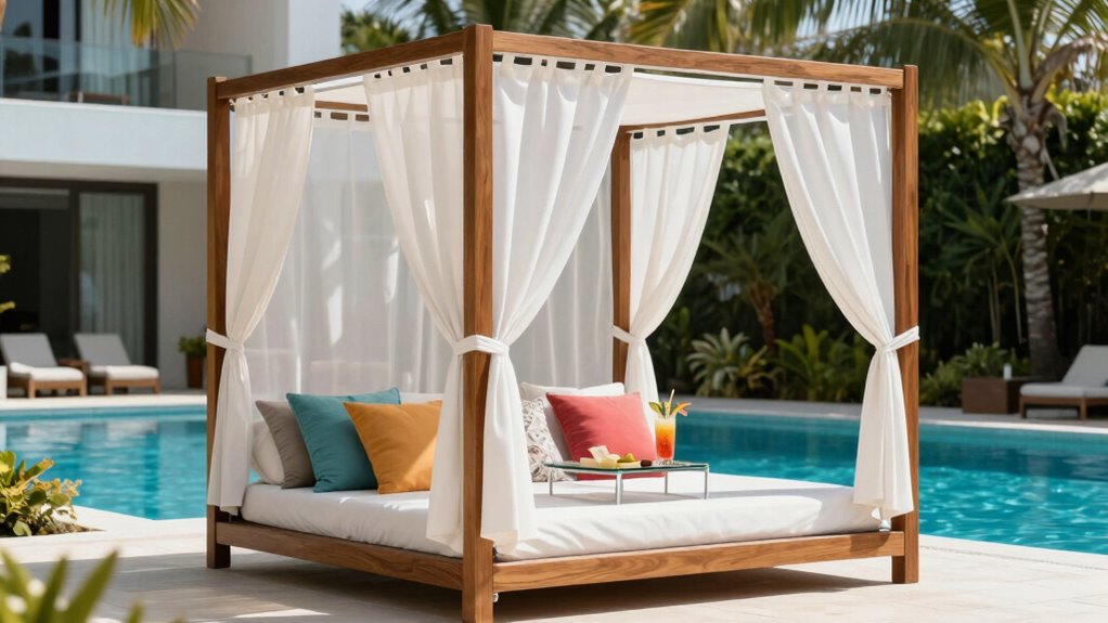 poolside cabana canopy essentials