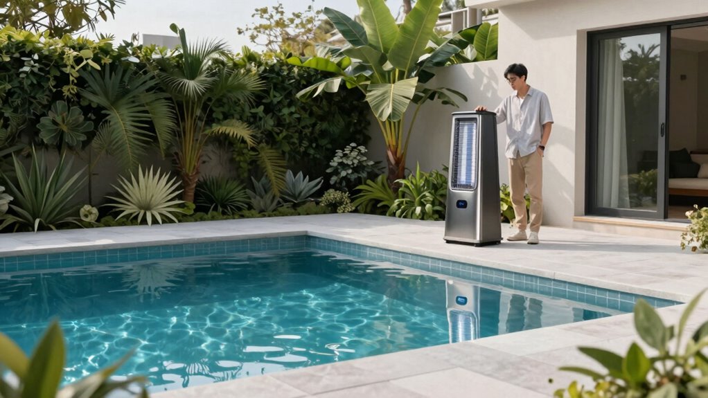 properly sized pool heater