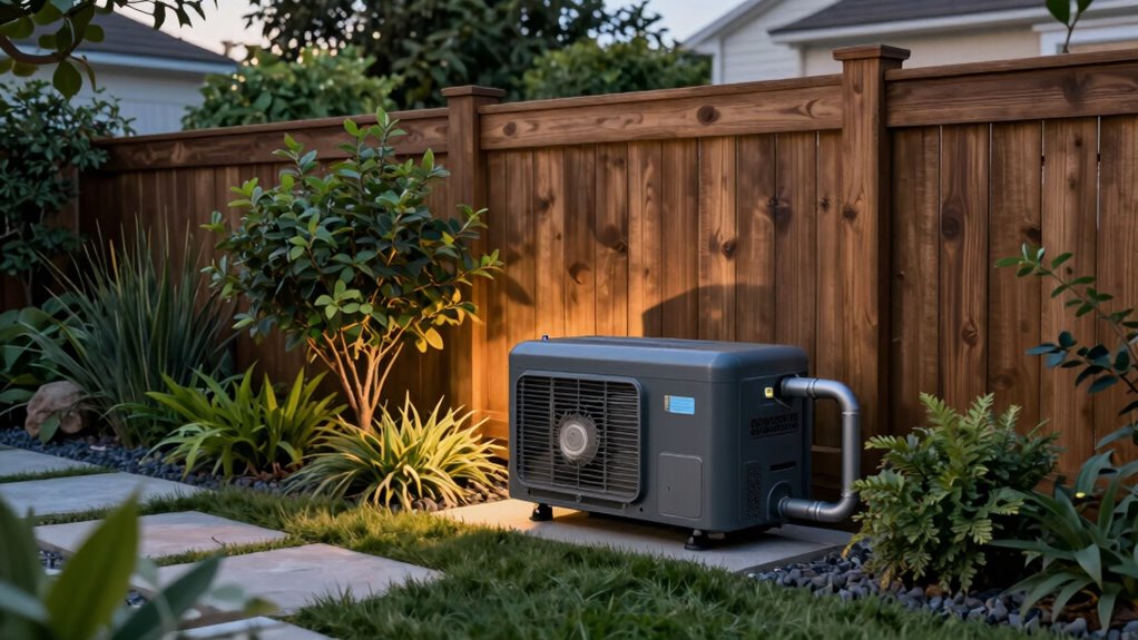 pump and heater noise mitigation