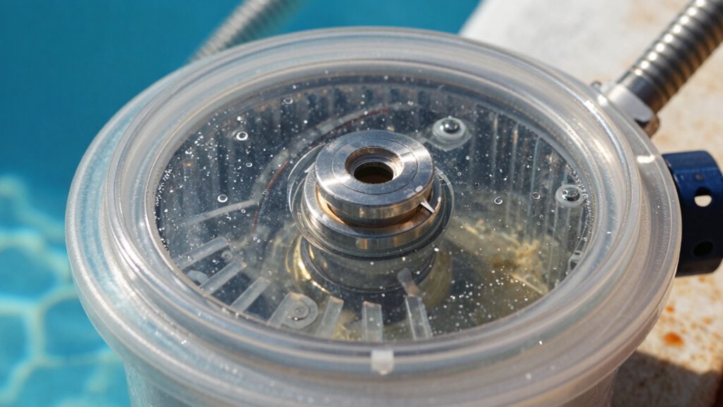 pump priming issues caused by debris