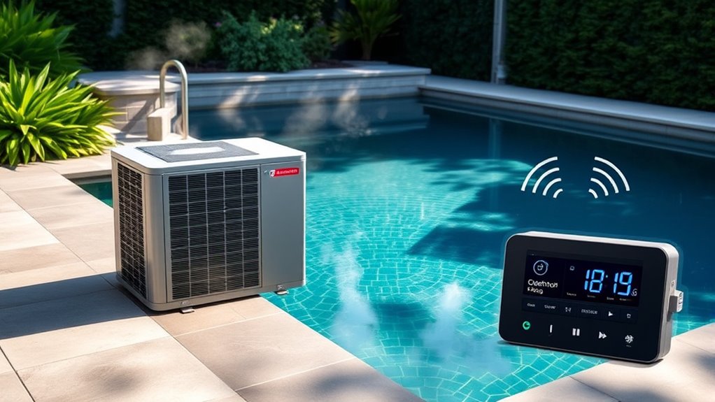 quiet efficient pool heating