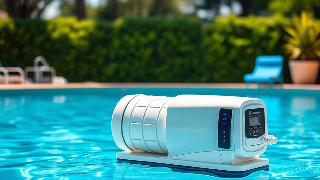 self cleaning chlorinator features